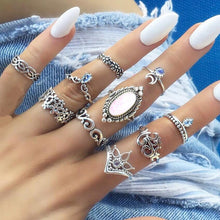 Load image into Gallery viewer, Geometric Ring Set