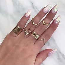 Load image into Gallery viewer, Butterfly Ring Set